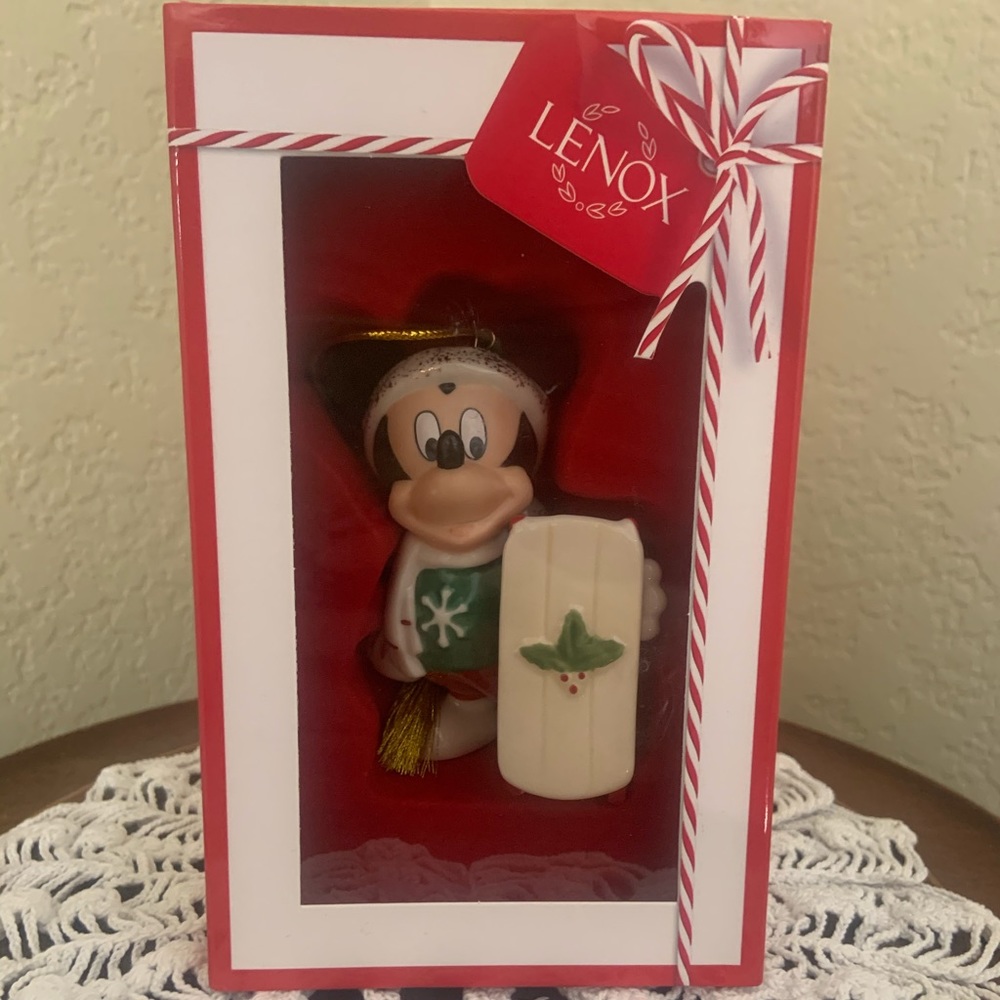 Lenox “Let it Snow” Mickey Mouse Ornament
